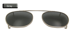 Small Acetate Optical Glasses Frame Round Clip On Sunglasses Men Polarized Uv400  Women Shades Johnny Depp Style