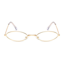 Load image into Gallery viewer, Small Alloy Gold Frame Glasses Classic Retro Optics Eyeglasses Transparent Clear Lens Women Men Espectacles Female