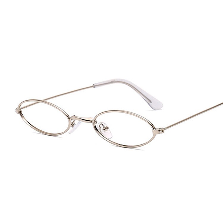Small Alloy Gold Frame Glasses Classic Retro Optics Eyeglasses Transparent Clear Lens Women Men Espectacles Female
