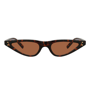 Small Black Sunglasses Cat Eye Women Brand Design Cateye Ladies Frame Retro Skinny Triangle Slim Sun Glasses Female Shades