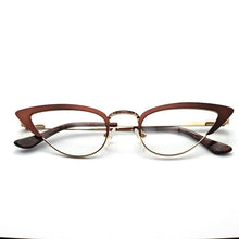 Load image into Gallery viewer, Small Cat Eye Prescription Glasses For Women Round Reading Eyeglasses With Frame Myopia Female Eyewear Fake glasses