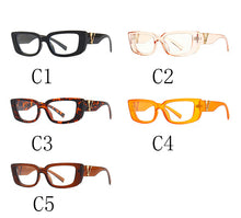 Carica l&#39;immagine nel visualizzatore di Gallery, Small Cat Eye Sunglasses Brand Designer For Women Men Optical Rectangle Frame Eye Wear Glasses UV400 Shsdes oculos de sol