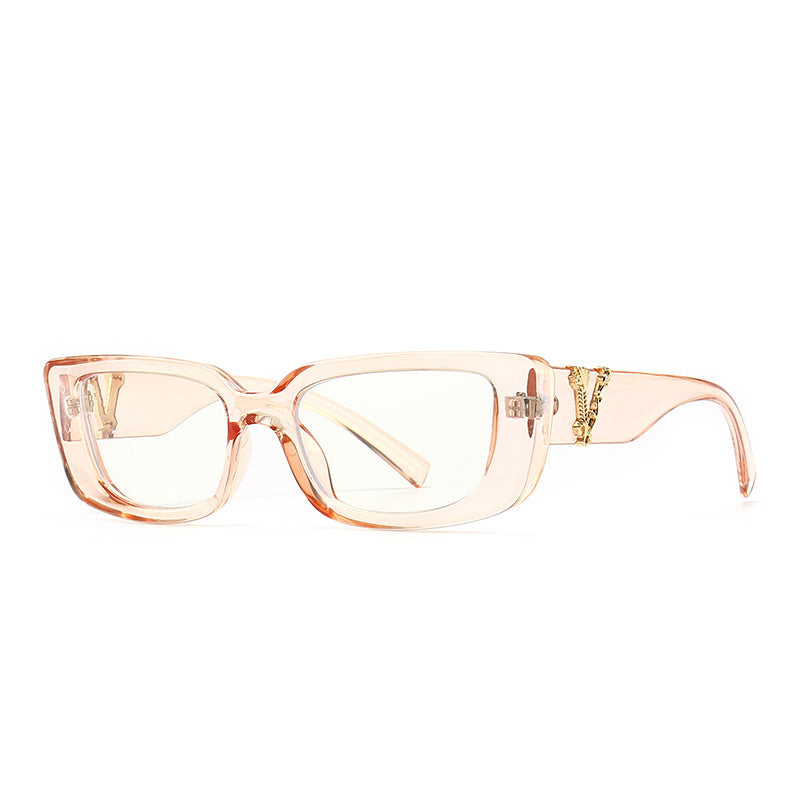 Small Cat Eye Sunglasses Brand Designer For Women Men Optical Rectangle Frame Eye Wear Glasses UV400 Shsdes oculos de sol