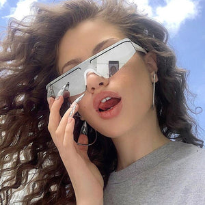 Small Cat Eye Sunglasses Men Brand Designer Mirror Glasses Unisex Flat Top Sun Glasses Goggles Lunette De Soleil Femme UV400
