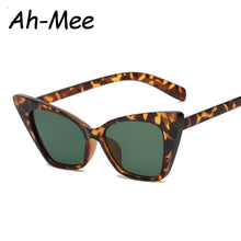 Load image into Gallery viewer, Small Cat Eye Sunglasses Women Classic Retro Cateye Sun Glasses Brand Trendy Green Lens Eyewear For Female Oculos De Sol