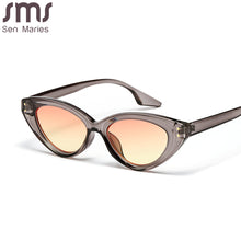 Load image into Gallery viewer, Small Cat Eye Sunglasses Women Gradient Vintage Sun Glasses Men UV400 Shades Female Retro Eyewear Gafas De Sol