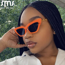 Load image into Gallery viewer, Small Cat Eye Sunglasses Women Vintage Brand Designer Sunglass Men Retro Sun Glasses Shades Female UV400