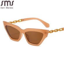 Load image into Gallery viewer, Small Cat Eye Sunglasses Women Vintage Brand Designer Sunglass Men Retro Sun Glasses Shades Female UV400