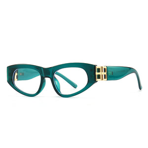 Small Cat eyes Sunglasses Frame 2023 Brand Designer Anti-Blue Light Optical EyeWear Female Male Prescription Glasses Women