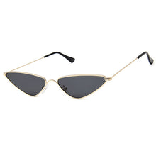 Load image into Gallery viewer, Small Cateye Sunglasses Women Men Retro Triangle Brand Designer Vintage Sun Glasses Metal Streetwear Trendy Shades Gafas de Sol