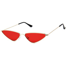 Load image into Gallery viewer, Small Cateye Sunglasses Women Men Retro Triangle Brand Designer Vintage Sun Glasses Metal Streetwear Trendy Shades Gafas de Sol