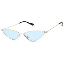 Load image into Gallery viewer, Small Cateye Sunglasses Women Men Retro Triangle Brand Designer Vintage Sun Glasses Metal Streetwear Trendy Shades Gafas de Sol