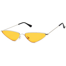 Load image into Gallery viewer, Small Cateye Sunglasses Women Men Retro Triangle Brand Designer Vintage Sun Glasses Metal Streetwear Trendy Shades Gafas de Sol