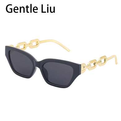 Small Frame Cat Eye Sunglasses Ladies  Brand Designer Ladies Sun Glasses Men Retro Square Eyeglasses Des Lunettes Soleil