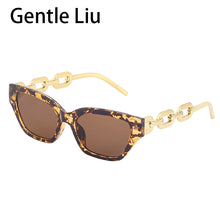 Load image into Gallery viewer, Small Frame Cat Eye Sunglasses Ladies  Brand Designer Ladies Sun Glasses Men Retro Square Eyeglasses Des Lunettes Soleil