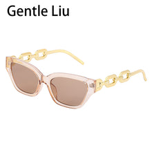 Load image into Gallery viewer, Small Frame Cat Eye Sunglasses Ladies  Brand Designer Ladies Sun Glasses Men Retro Square Eyeglasses Des Lunettes Soleil