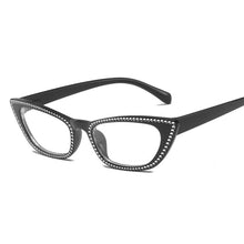 Load image into Gallery viewer, Small Frame Cat Eye Sunglasses Women Designer Retro Sunglasses Ladies Imitation Diamond Sunglasses UV400 Óculos de sol femininos