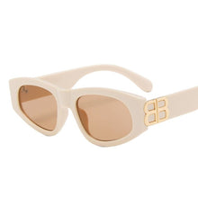 Load image into Gallery viewer, Small Frame European and American Ins Cat Eye Retro Sunglasses Ladies Personality bb Sunglasses Glasses Trend Cat&#39;s Eye
