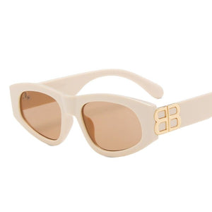 Small Frame European and American Ins Cat Eye Retro Sunglasses Ladies Personality bb Sunglasses Glasses Trend Cat's Eye