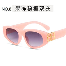 Load image into Gallery viewer, Small Frame European and American Ins Cat Eye Retro Sunglasses Ladies Personality bb Sunglasses Glasses Trend Cat&#39;s Eye