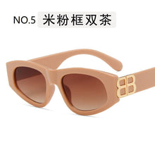 Load image into Gallery viewer, Small Frame European and American Ins Cat Eye Retro Sunglasses Ladies Personality bb Sunglasses Glasses Trend Cat&#39;s Eye