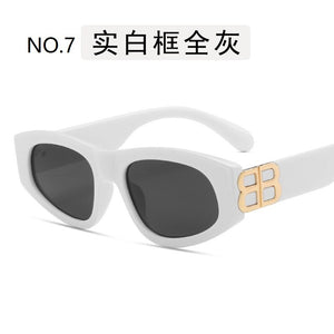 Small Frame European and American Ins Cat Eye Retro Sunglasses Ladies Personality bb Sunglasses Glasses Trend Cat's Eye