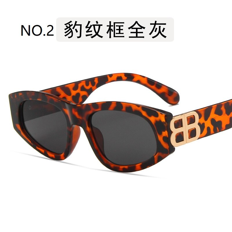Small Frame European and American Ins Cat Eye Retro Sunglasses Ladies Personality bb Sunglasses Glasses Trend Cat's Eye