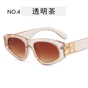 Small Frame European and American Ins Cat Eye Retro Sunglasses Ladies Personality bb Sunglasses Glasses Trend Cat's Eye
