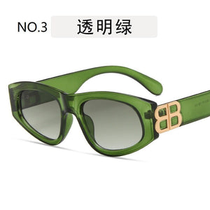 Small Frame European and American Ins Cat Eye Retro Sunglasses Ladies Personality bb Sunglasses Glasses Trend Cat's Eye