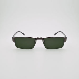 Small-Frame Glasses Half-Frame For Men With Polarized Magnet Sunglasses Clip On Anti-Ultraviolet Eyeglasses Thin Face