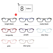 Load image into Gallery viewer, Small Frame Student Computer Optical Eyeglasses Women Men Anti Blue Light Fake Glasses Blue Light Blocking Glasses