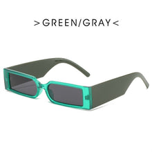 Load image into Gallery viewer, Small Frame Sungalsses Women Rectangle Sun Glasses for Men Vintage Black Green Eyewear Shades UV400 Ladies Goggels