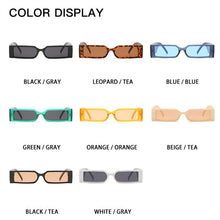 Load image into Gallery viewer, Small Frame Sungalsses Women Rectangle Sun Glasses for Men Vintage Black Green Eyewear Shades UV400 Ladies Goggels