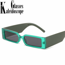Load image into Gallery viewer, Small Frame Sungalsses Women Rectangle Sun Glasses for Men Vintage Black Green Eyewear Shades UV400 Ladies Goggels