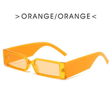 Load image into Gallery viewer, Small Frame Sungalsses Women Rectangle Sun Glasses for Men Vintage Black Green Eyewear Shades UV400 Ladies Goggels