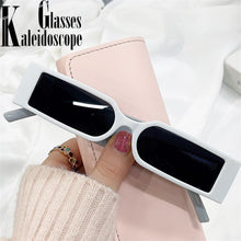 Load image into Gallery viewer, Small Frame Sungalsses Women Rectangle Sun Glasses for Men Vintage Black Green Eyewear Shades UV400 Ladies Goggels