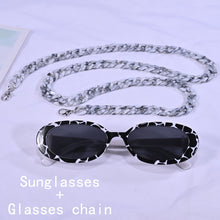 Load image into Gallery viewer, Small Frame Sunglasses And Glasses Chain Collocation For Women Polarized Vintage Eyewear Outdoor Sun Protection Sun Glasses