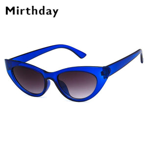Small Frame Transparent Sunglasses Men Women 2023 Clear Blue Cat Eye Sunglasses Vintage Shades ocolos de sol para mulheres
