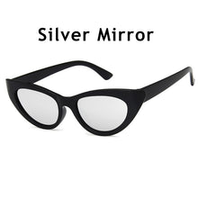 Load image into Gallery viewer, Small Frame Transparent Sunglasses Men Women 2023 Clear Blue Cat Eye Sunglasses Vintage Shades ocolos de sol para mulheres