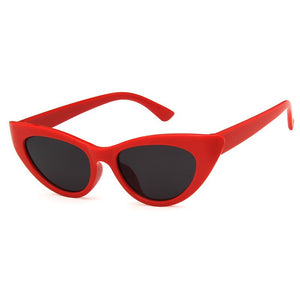 Small Frame Transparent Sunglasses Men Women 2023 Clear Blue Cat Eye Sunglasses Vintage Shades ocolos de sol para mulheres