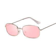 Load image into Gallery viewer, Small Frame Yellow Shades Square Sunglasses Women/man Oval Brand Designer Vintage Pink Sun Glasses Female Oculos De Sol