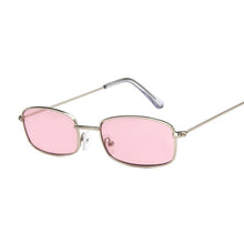 Load image into Gallery viewer, Small Frame Yellow Shades Square Sunglasses Women/man Oval Brand Designer Vintage Pink Sun Glasses Female Oculos De Sol