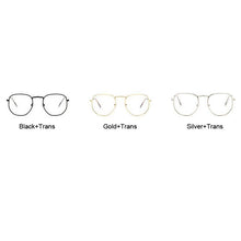 Carica l&#39;immagine nel visualizzatore di Gallery, Small Hexagon Alloy Gold Frame Glasses 2023 Classic Retro Optics Eyeglasses Transparent Clear Lens Women Men Espectacles Female