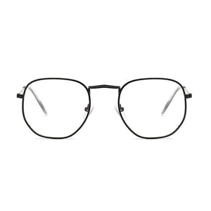 Small Hexagon Alloy Gold Frame Glasses 2023 Classic Retro Optics Eyeglasses Transparent Clear Lens Women Men Espectacles Female