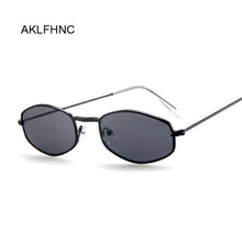 Load image into Gallery viewer, Small Hexagon Sunglasses Women Retro Metal Frame Yellow Red Vintage Tiny Square Female Sun Glasses UV400