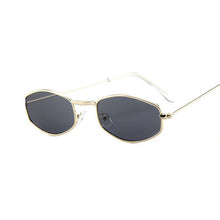 Load image into Gallery viewer, Small Hexagon Sunglasses Women Retro Metal Frame Yellow Red Vintage Tiny Square Female Sun Glasses UV400
