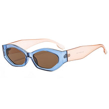 Load image into Gallery viewer, Small Irregular Oval Sunglasses Women Brand Designer Sun Glasses Female Vintage Green Leopard Shades Oculos De Sol
