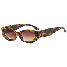 Load image into Gallery viewer, Small Irregular Oval Sunglasses Women Brand Designer Sun Glasses Female Vintage Green Leopard Shades Oculos De Sol