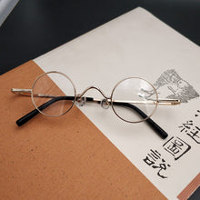Load image into Gallery viewer, Small Lens Round John Lennon Glasses Men's Women's Gold Silver Black Optical Glasses Retro Reading Mirror Anti-Blu-ray Glasses