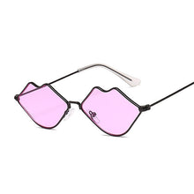 Load image into Gallery viewer, Small Lips Shape Sunglasses Women Brand Designer Sexy Mouth Brand Designer Sun Glasses Female Red Herat Shades UV400